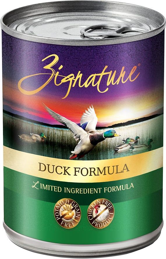 Zignature Limited Ingredient Duck Formula Canned Wet Dog Food 13-oz