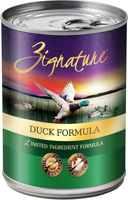 Zignature Limited Ingredient Duck Formula Canned Wet Dog Food 13-oz