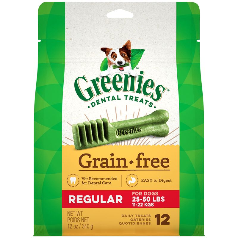 GREENIES Grain-Free Regular Dental Dog Chew Treats