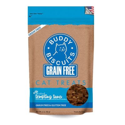 Buddy Biscuits Grain-Free Tempting Tuna Cat Treats 3-oz