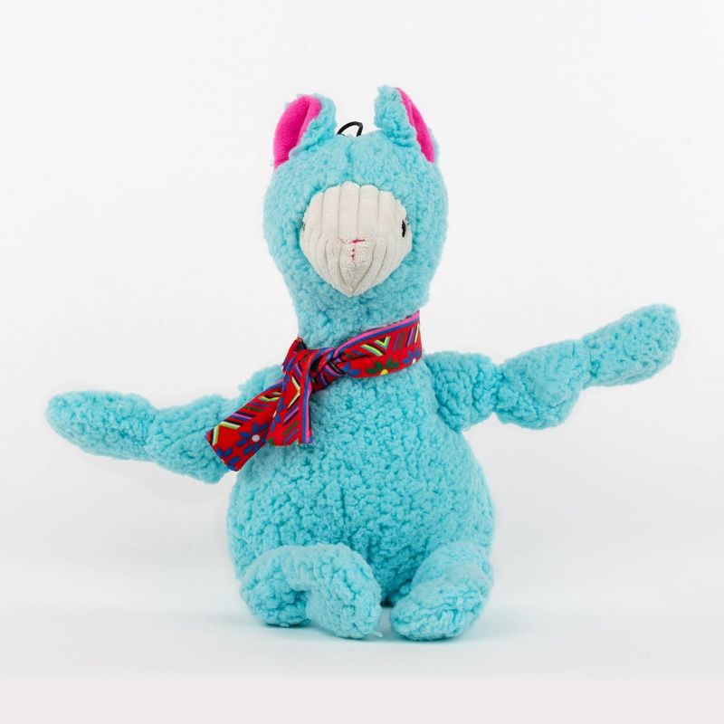 HuggleHounds Wild Things Llama Knottie Plush Dog Toy