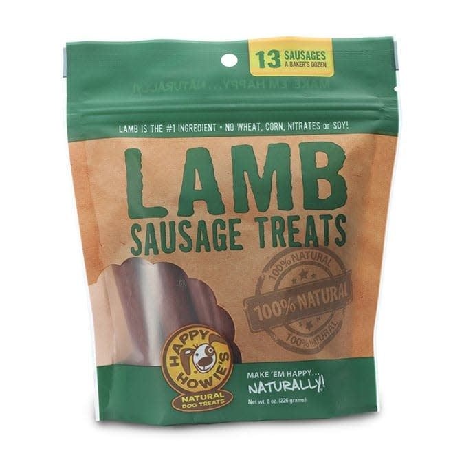 Happy Howie's 4" Lamb Sausage Bakers Dozen Dog Treats (13 count)