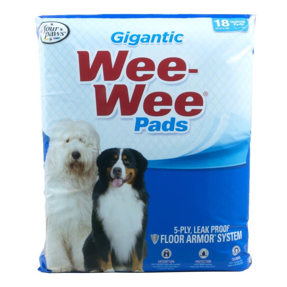 Four Paws Wee-Wee Pads Giant for Dogs 18-Count