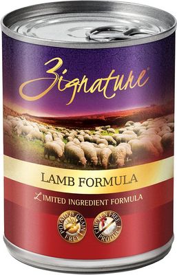 Zignature Limited Ingredient Lamb Formula Canned Wet Dog Food 13-oz