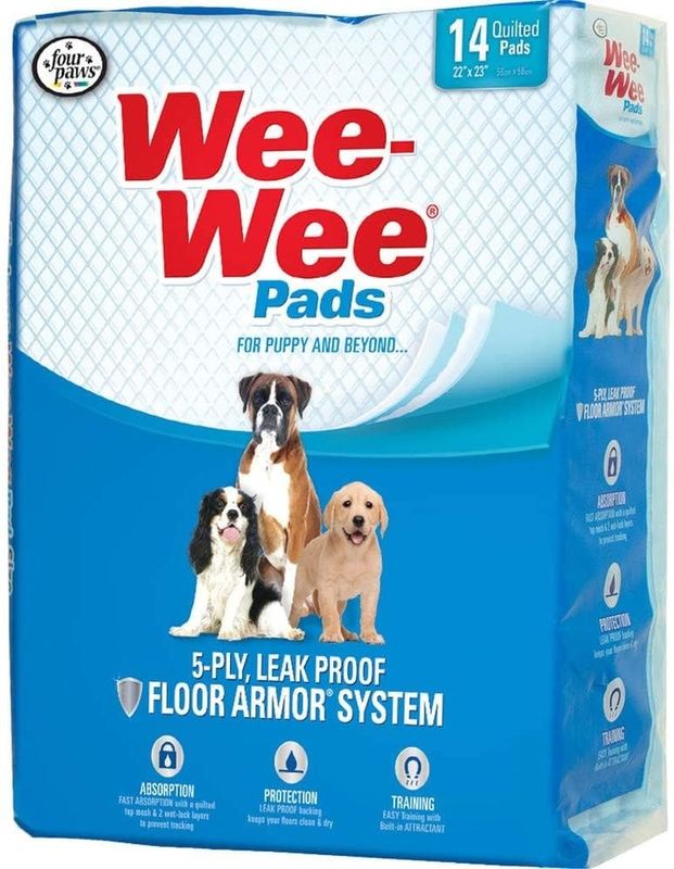 Four Paws Wee-Wee Pads for Puppies &amp; Dogs