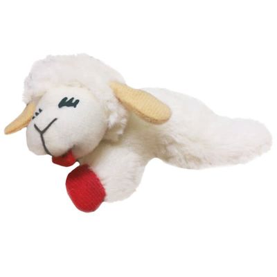Multipet Lamb Chop Catnip Cat Toy 4&quot;