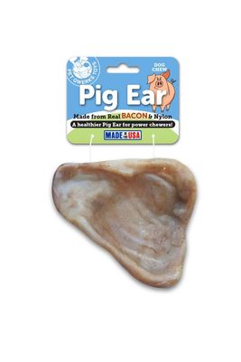 Pet Qwerks Pig Ear Dog Chew Toy