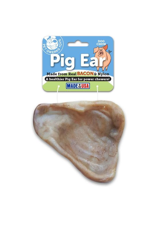 Pet Qwerks Pig Ear Dog Chew Toy