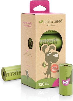 Earth Rated Lavender Scented Dog Waste Bags 8-Rolls, 120-Bags