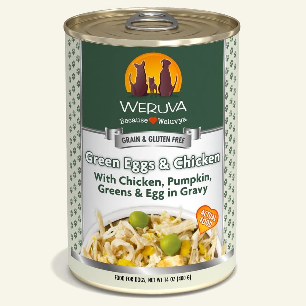 Weruva Green Eggs &amp; Chicken Canned Wet Dog Food 14-oz
