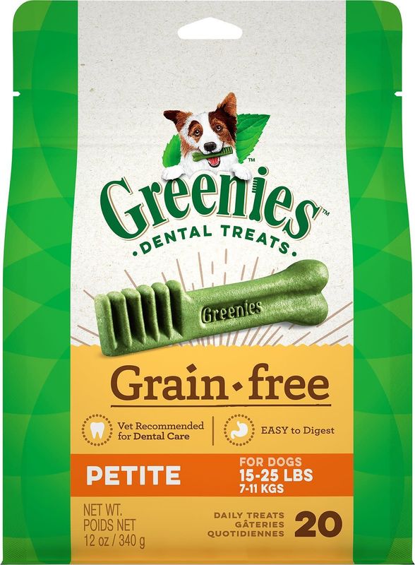 GREENIES Grain-Free Petite Dental Dog Chew Treats