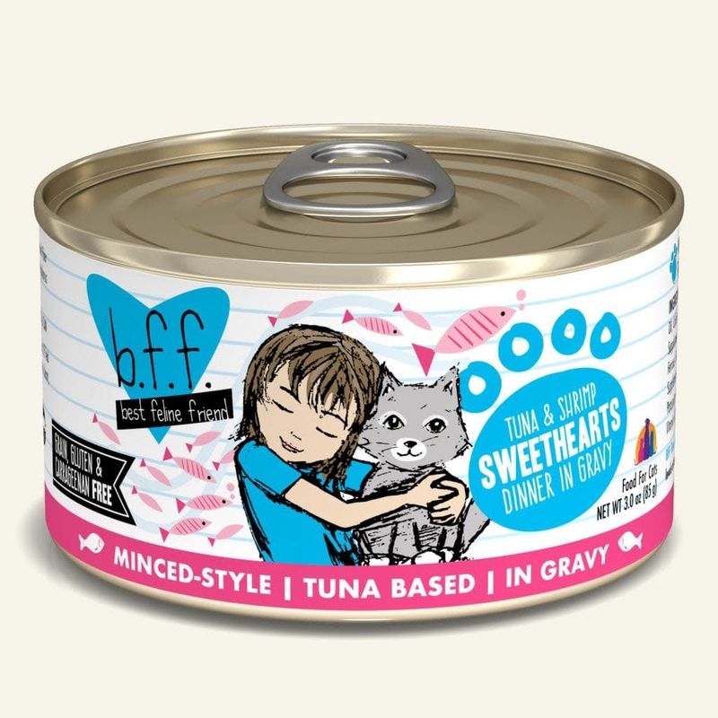Weruva BFF Tuna &amp; Shrimp Sweethearts Canned Wet Cat Food