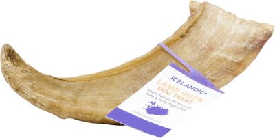 Icelandic+ Large Lamb Horn Dog Chew Treat