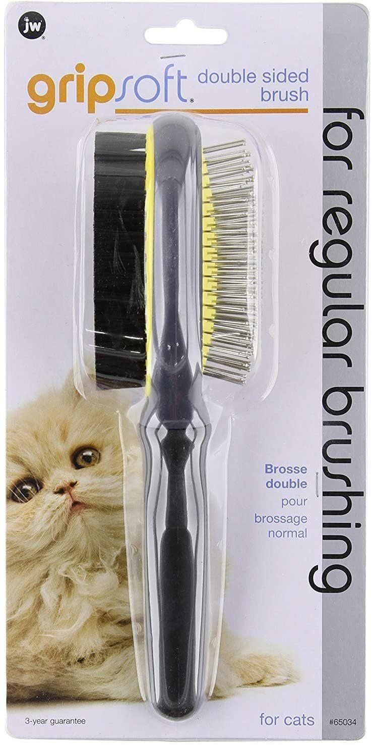 JW Pet GripSoft Cat Double Sided Brush