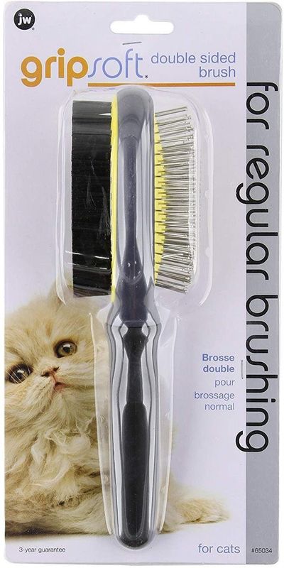 JW Pet GripSoft Cat Double Sided Brush