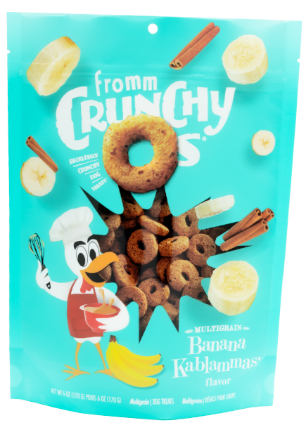Fromm Crunchy O&#39;s Banana Kablammas Dog Treats 6-oz