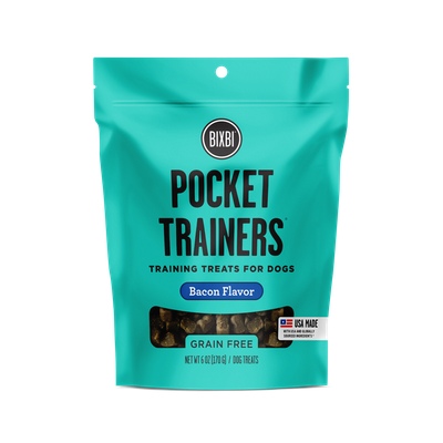 Bixbi Pocket Trainers Bacon Flavor Dog Training Treats 6-oz
