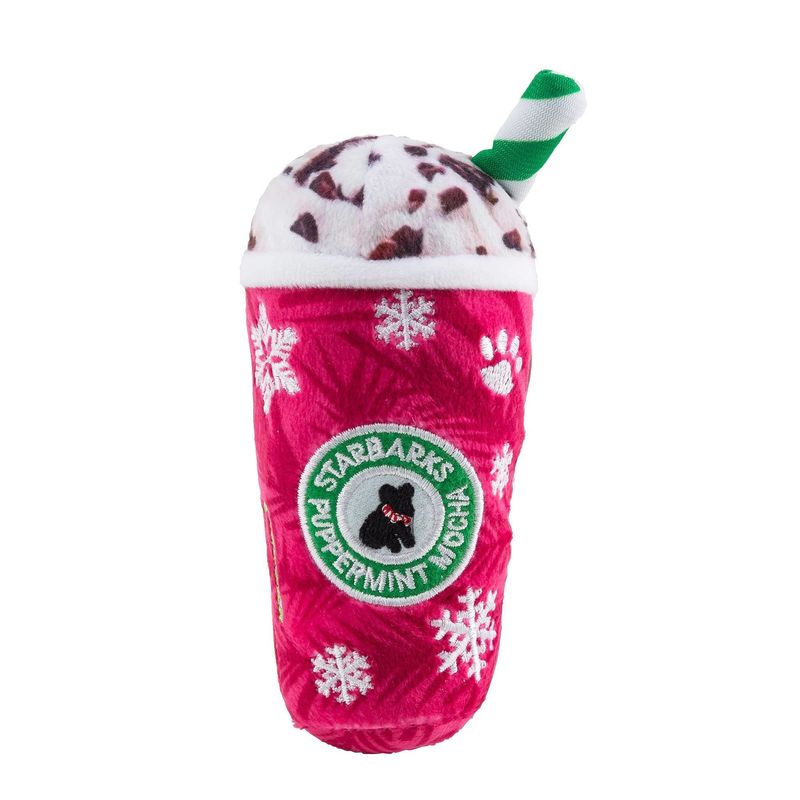 Haute Diggity Dog Starbarks Original Puppermint Mocha Plush Dog Toy Large