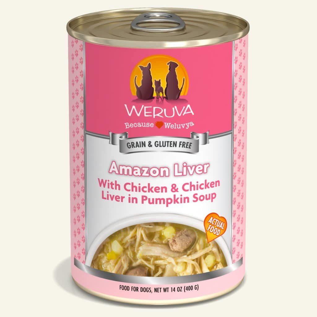 Weruva Amazon Liver Canned Wet Dog Food 14-oz