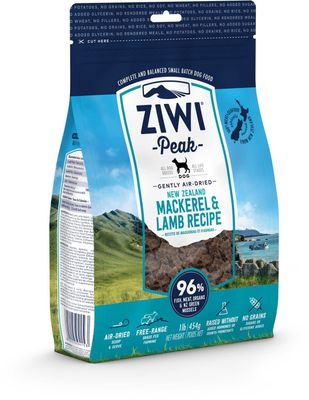 Ziwi Peak Air-Dried Mackerel &amp; Lamb Recipe Dog Food 16-oz