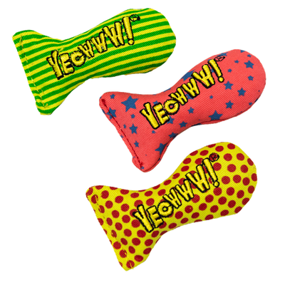DuckyWorld Products Yeowww! Stinkies Catnip Sardines Cat Toy