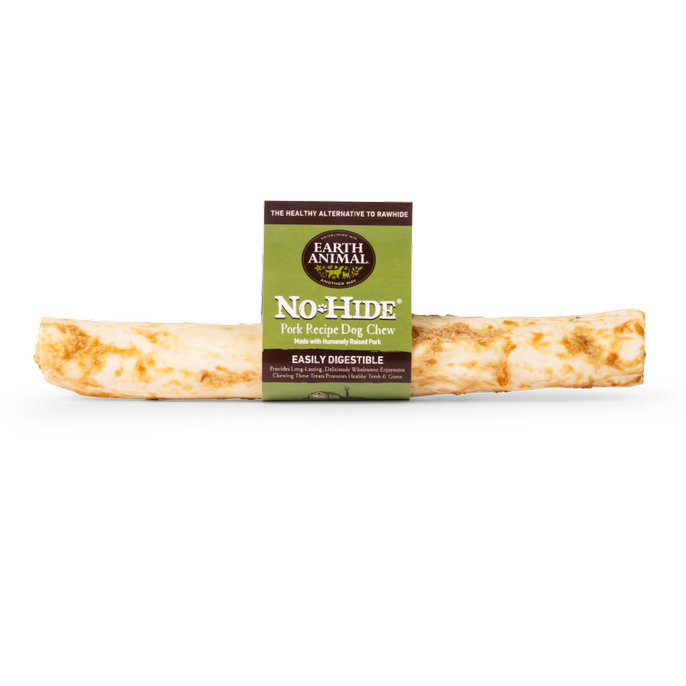 Earth Animal No-Hide Pork Chew Large Dog Treats
