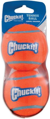 Chuckit! Double-Pack Tennis Balls Dog Toy Large