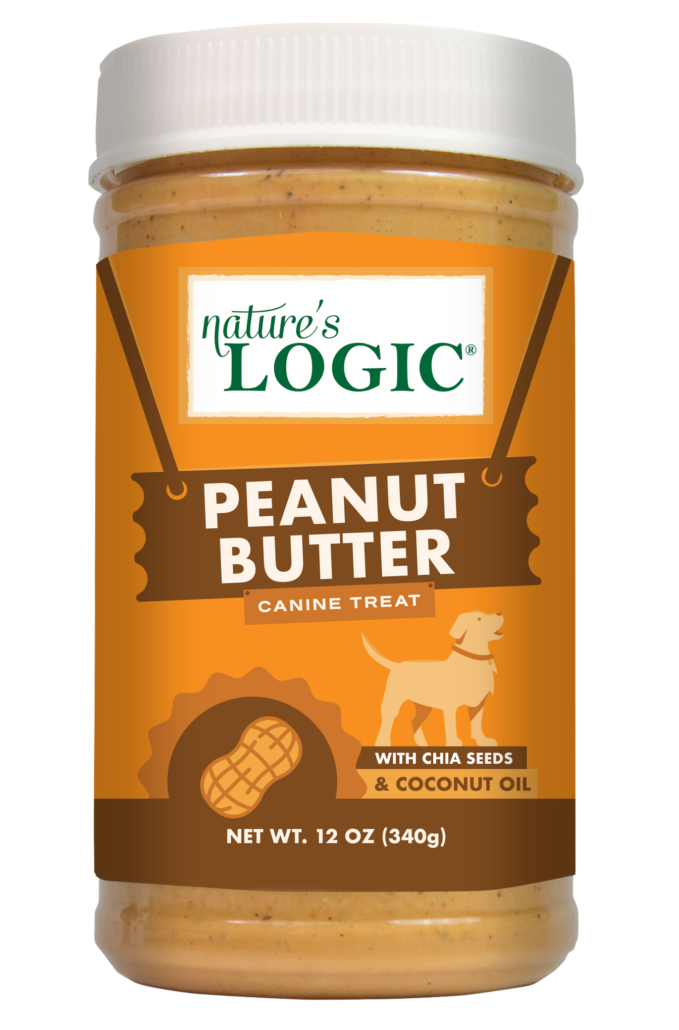 Nature&#39;s Logic Canine Peanut Butter Dog Treat 12-oz
