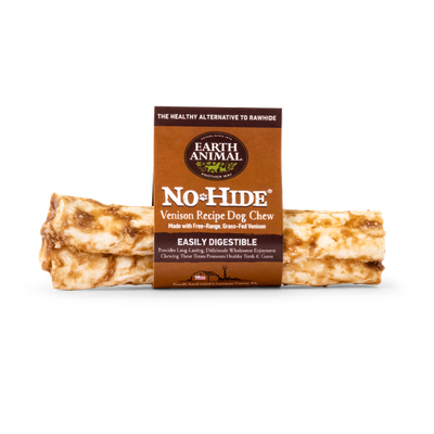 Earth Animal No-Hide Venison Chew Medium Dog Treats