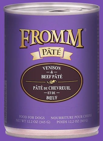 Fromm Venison &amp; Beef Pate Canned Wet Dog Food 12.2-oz