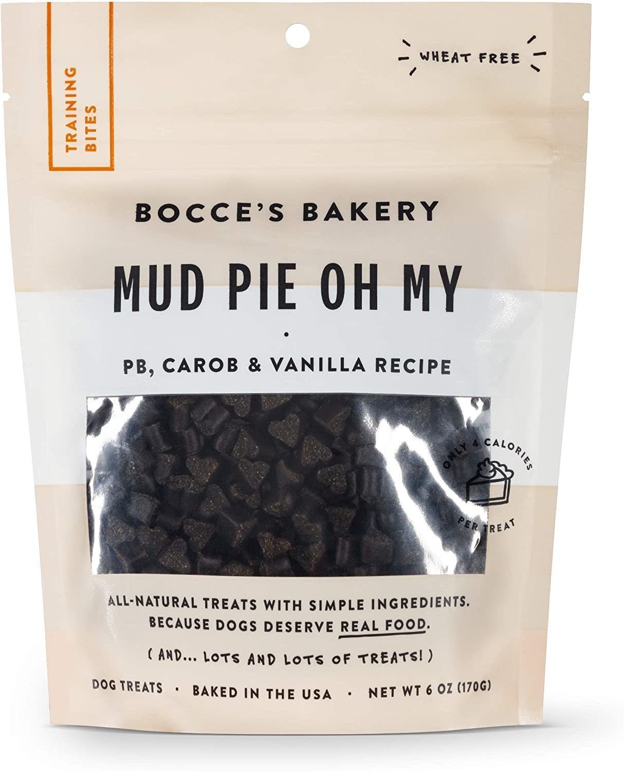 Bocce&#39;s Bakery Mud Pie Oh My Training Dog Treats 6-oz