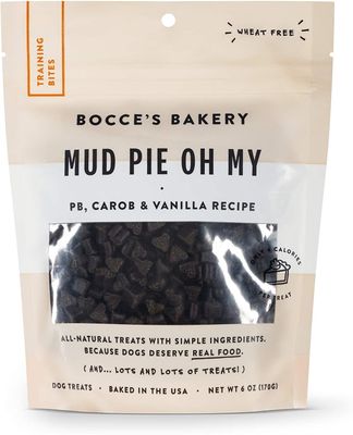 Bocce&#39;s Bakery Mud Pie Oh My Training Dog Treats 6-oz