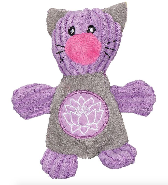 HuggleHounds Yoga Clever Plush Cat Toy