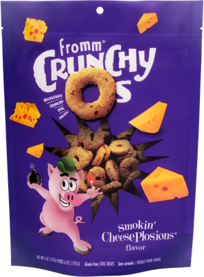 Fromm Crunchy O&#39;s Smokin&#39; Cheese Plosions Dog Treats 6-oz