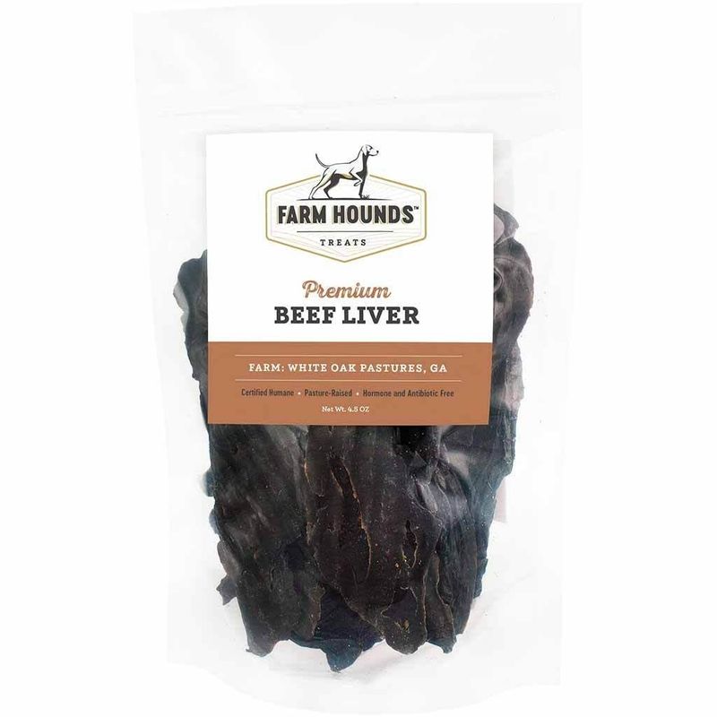 Farm Hounds Premium Beef Liver Dog Treats 4.5-oz