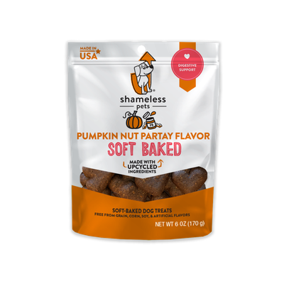 Shameless Pets Pumpkin Nut Partay Soft Baked Dog Treats 6-oz Shameless Pets Pumpkin Nut Partay Soft Baked Dog Treats 6-oz