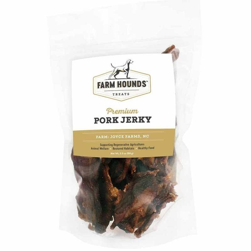 Farm Hounds Premium Pork Jerky Dog Treats 3.5-oz