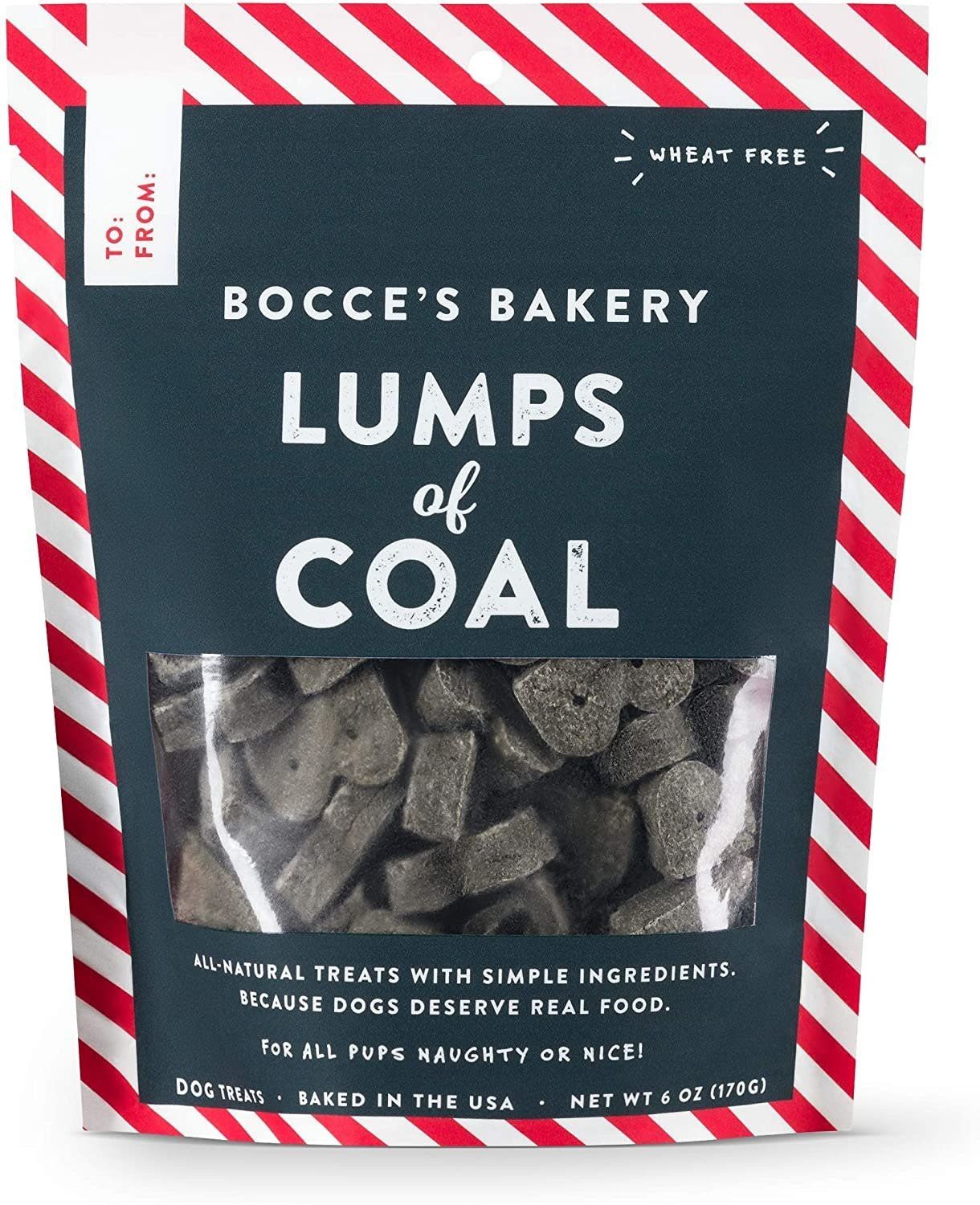 Bocce&#39;s Bakery Lumps of Coal Dog Soft &amp; Chewy Treats 6-oz