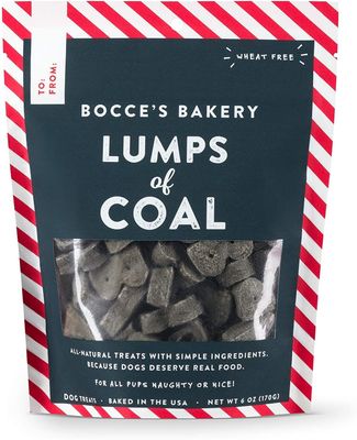 Bocce&#39;s Bakery Lumps of Coal Dog Soft &amp; Chewy Treats 6-oz