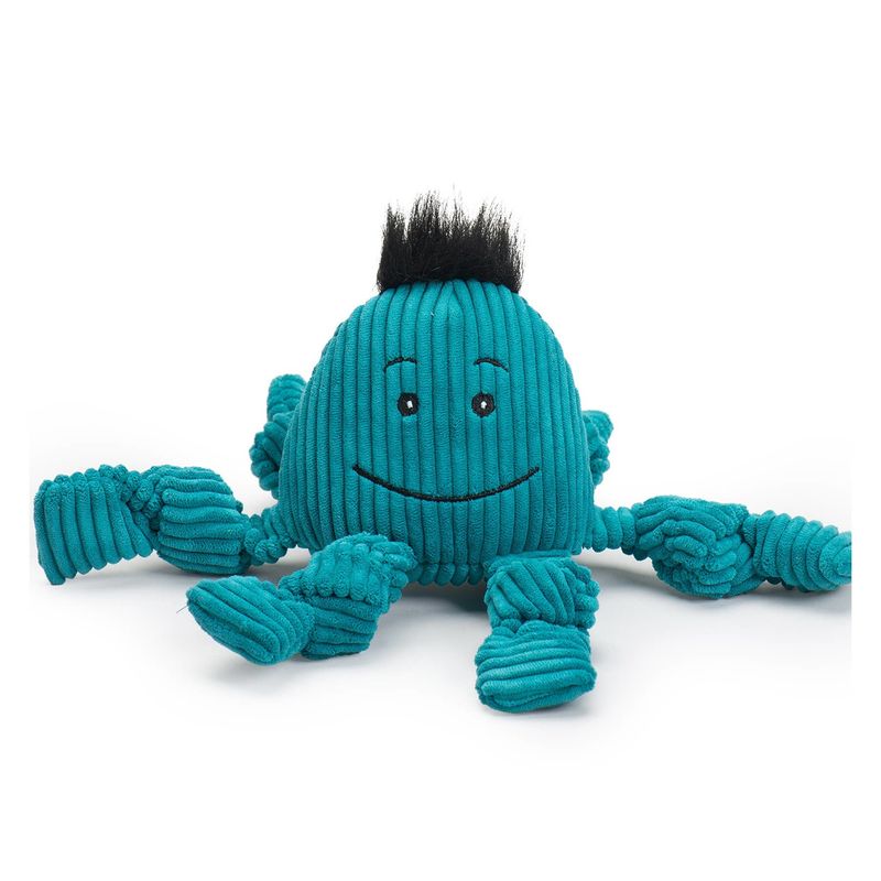 HuggleHounds Hexo Knottie Plush Dog Toy Small