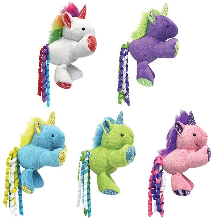 Multipet Unicorn Catnip Cat Toy 4&quot;