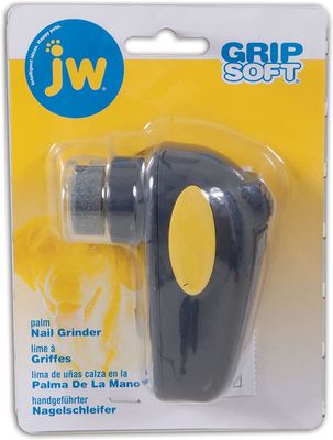 JW Pet GripSoft Palm Nail Grinder for Dogs &amp; Cats