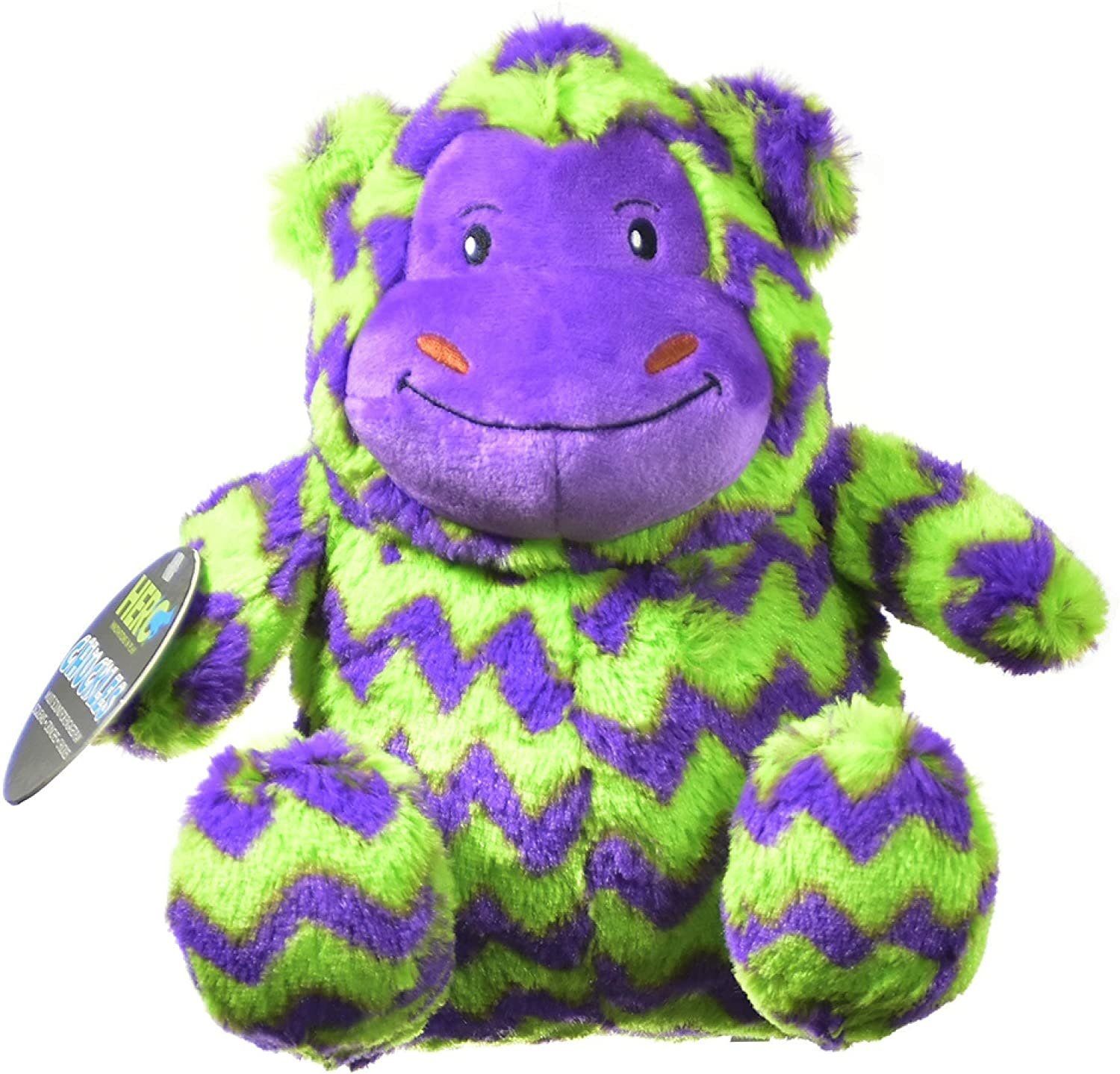 Hero Chuckles Monkey Plush Dog Toy