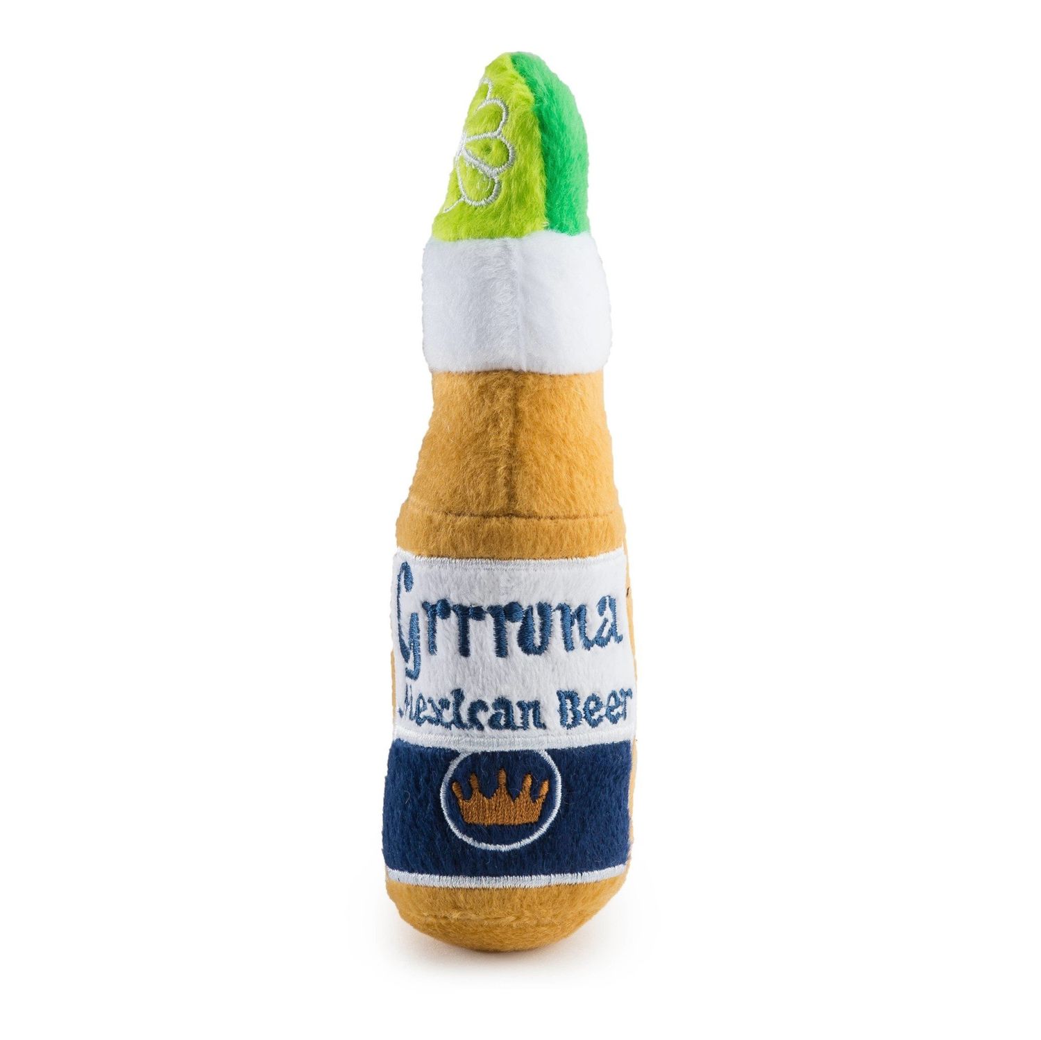 Haute Diggity Dog Grronna Beer Bottle Plush Dog Toy Large