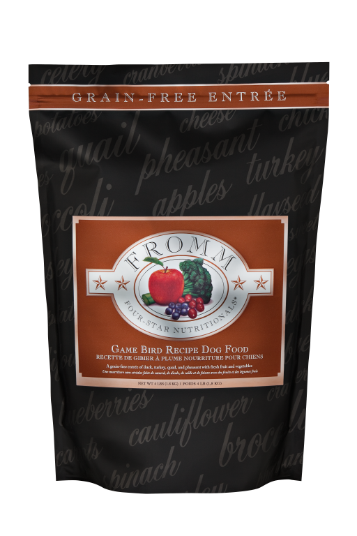 Fromm Four-Star Grain-Free Game Bird Recipe Dry Dog Food, Size: 4-lb