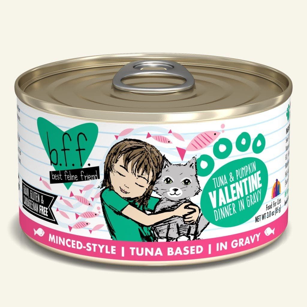 Weruva BFF Tuna &amp; Pumpkin Valentine Canned Wet Cat Food, Size: 3-oz