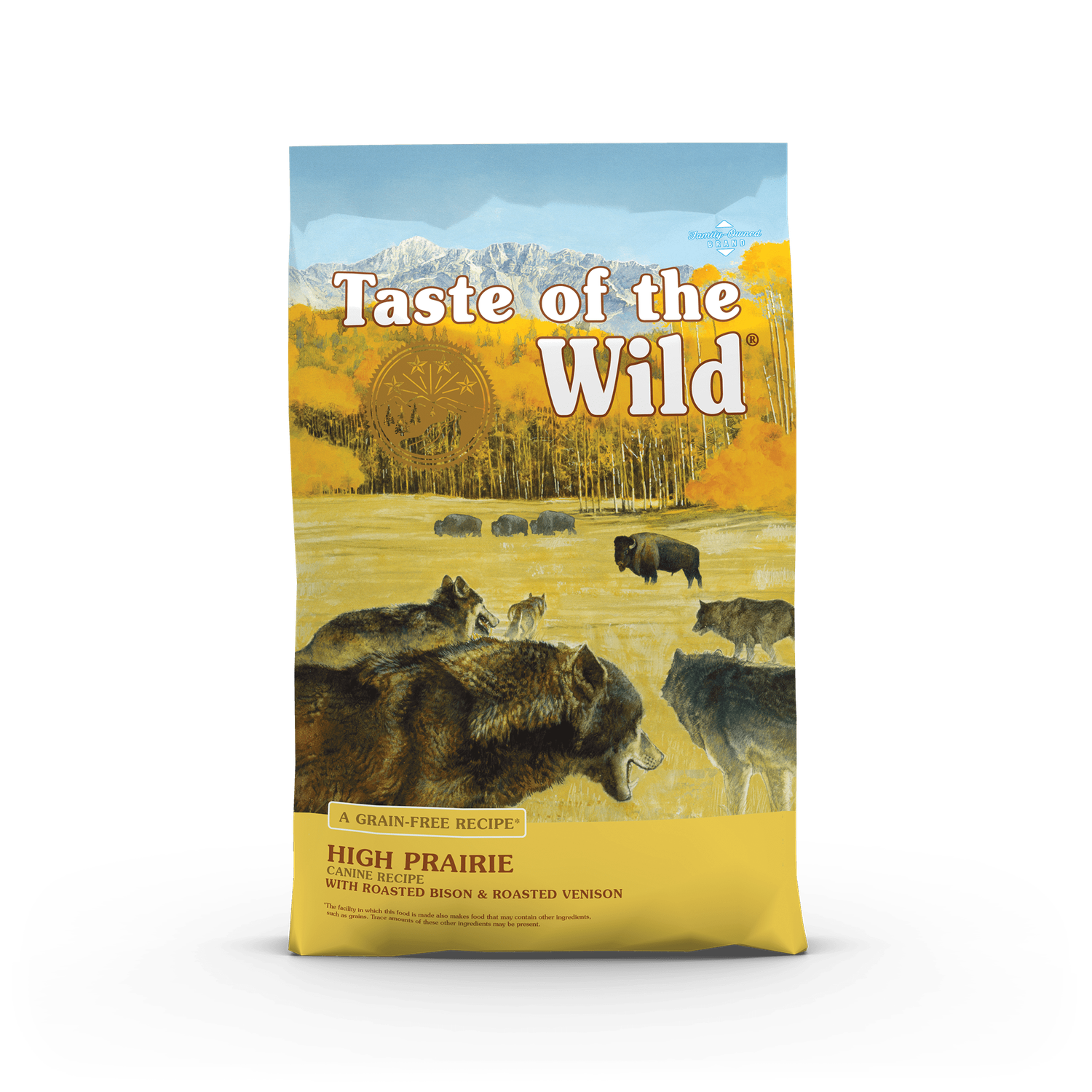 Taste of the Wild High Prairie Recipe Dry Dog Food, Size: 5-lb