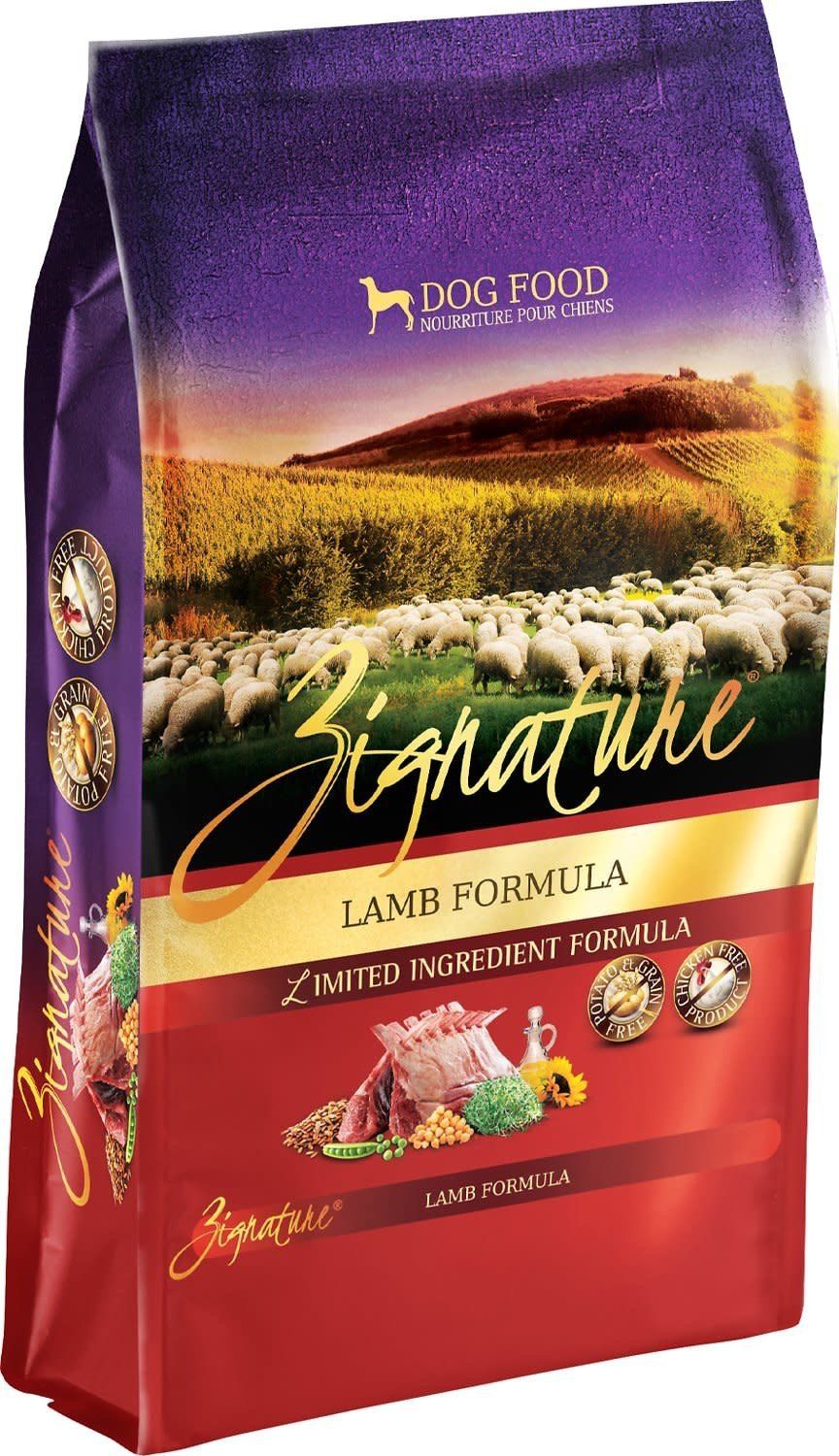 Zignature Limited Ingredient Lamb Formula Dry Dog Food, Size: 4-lb
