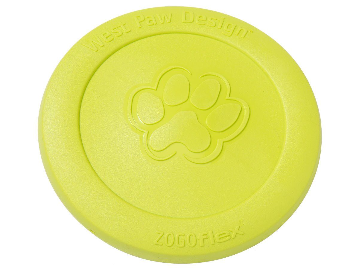 West Paw Zisc Flying Disc Dog Toy, Color: Granny Smith, Size: Small