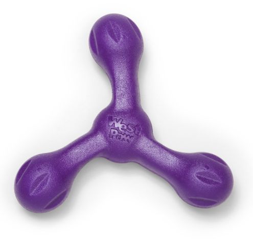 West Paw Skamp Tug Dog Toy , Color: Eggplant
